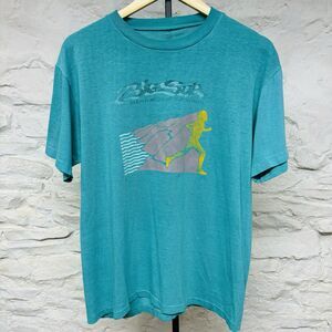 Vintage 80s Big Sur CA International Marathon Race Paper Thin T shirt Distressed